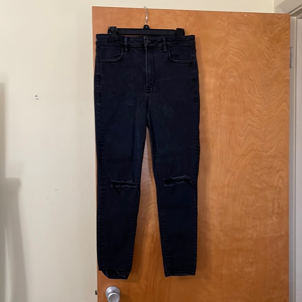 AE black jegging sz 12 short